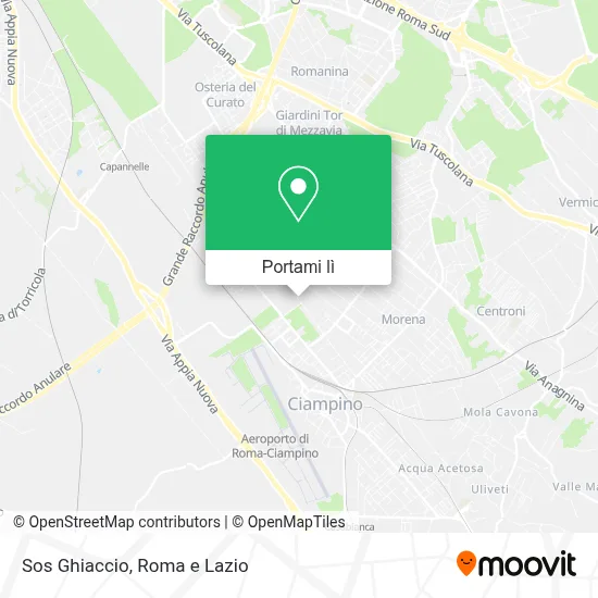 Mappa Sos Ghiaccio