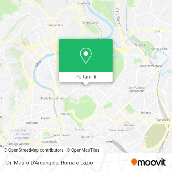 Mappa Dr. Mauro D'Arcangelo