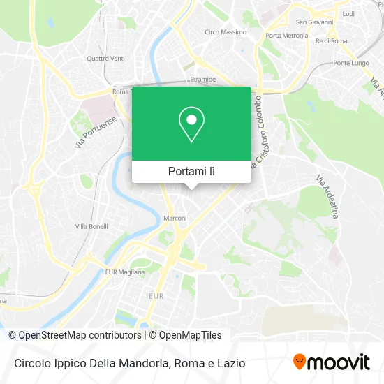 Mappa Circolo Ippico Della Mandorla