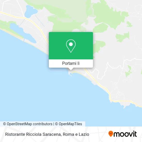 Mappa Ristorante Ricciola Saracena