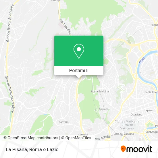 Mappa La Pisana
