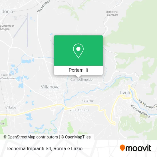 Mappa Tecnema Impianti Srl