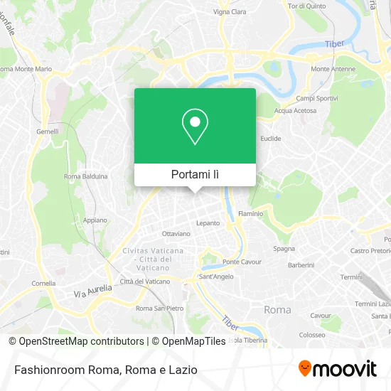 Mappa Fashionroom Roma
