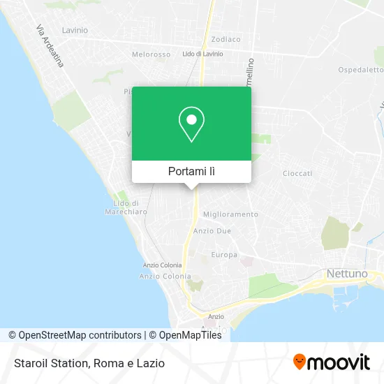 Mappa Staroil Station