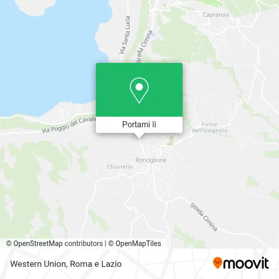 Mappa Western Union