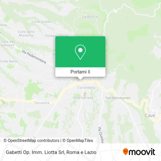 Mappa Gabetti Op. Imm. Liotta Srl