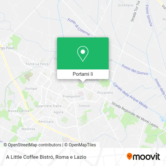 Mappa A Little Coffee Bistró
