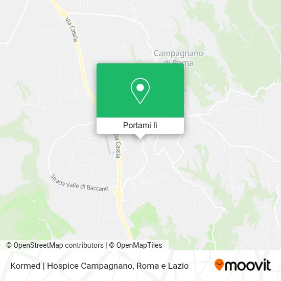 Mappa Kormed | Hospice Campagnano