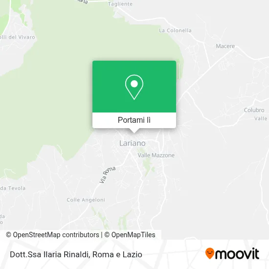 Mappa Dott.Ssa Ilaria Rinaldi