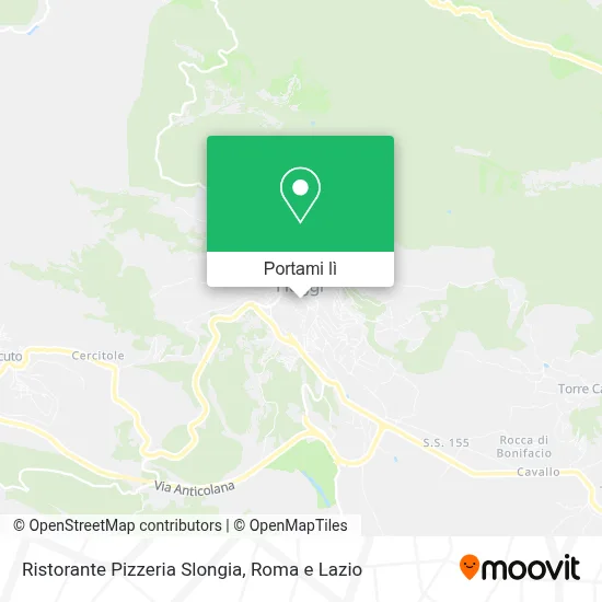 Mappa Ristorante Pizzeria Slongia