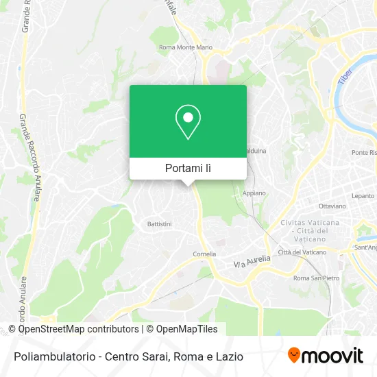 Mappa Poliambulatorio - Centro Sarai