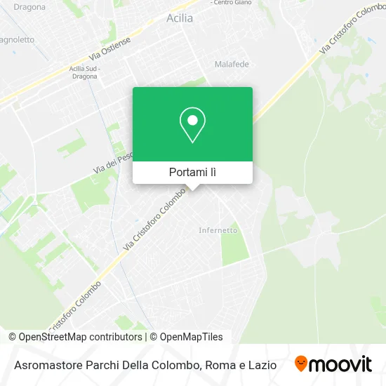 Mappa Asromastore Parchi Della Colombo
