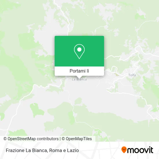 Mappa Frazione La Bianca