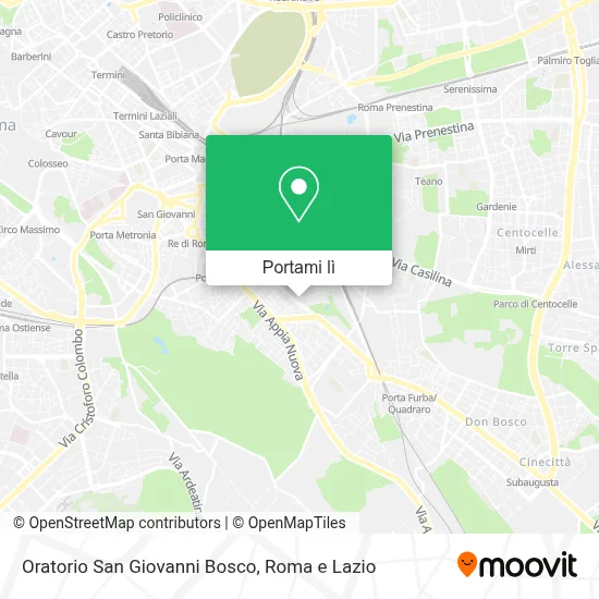 Mappa Oratorio San Giovanni Bosco