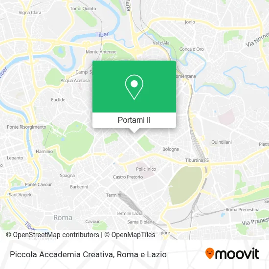 Mappa Piccola Accademia Creativa