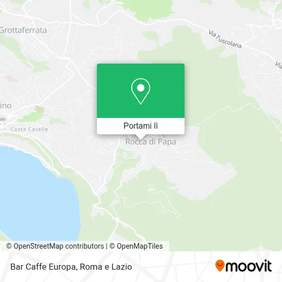 Mappa Bar Caffe Europa