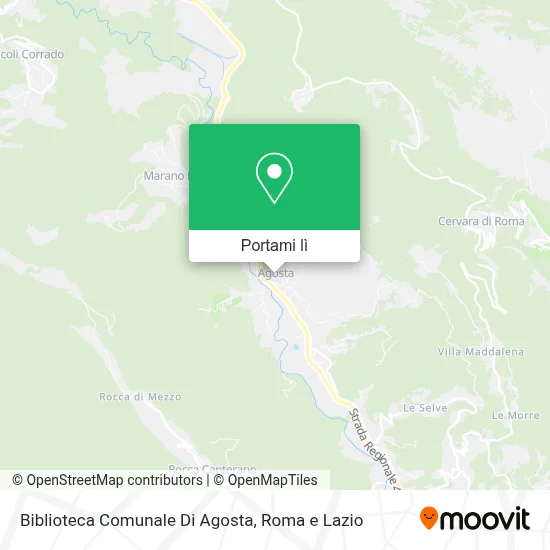 Mappa Biblioteca Comunale Di Agosta