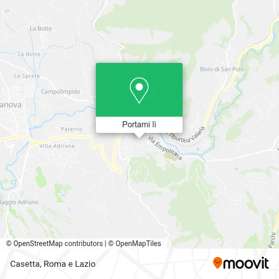 Mappa Casetta