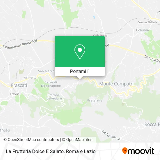 Mappa La Frutteria Dolce E Salato