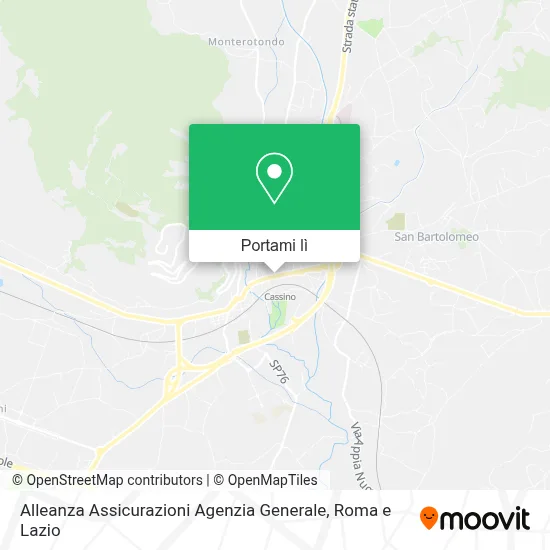 Mappa Alleanza Assicurazioni Agenzia Generale