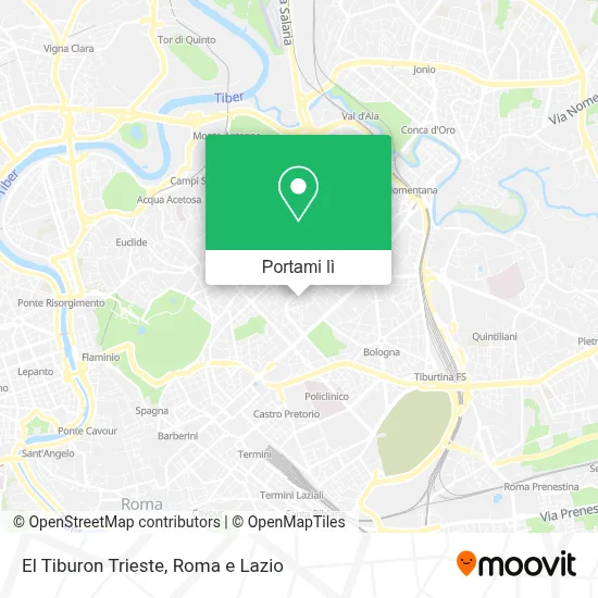 Mappa El Tiburon Trieste