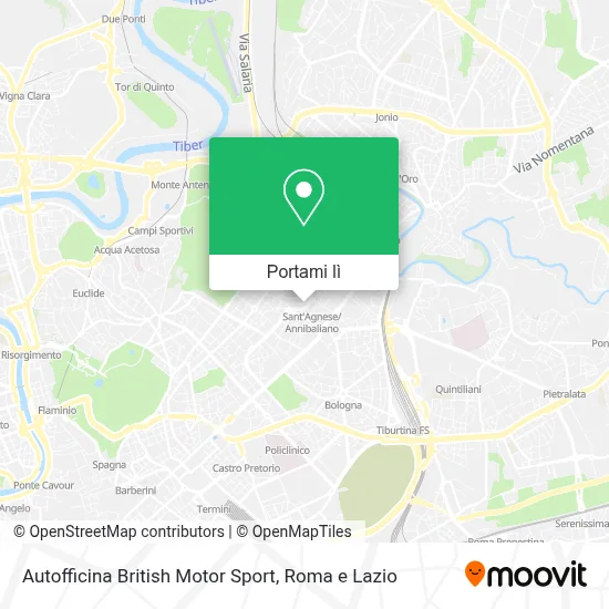 Mappa Autofficina British Motor Sport