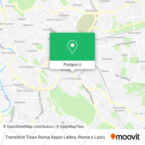 Mappa Transition Town Roma Appio Latino