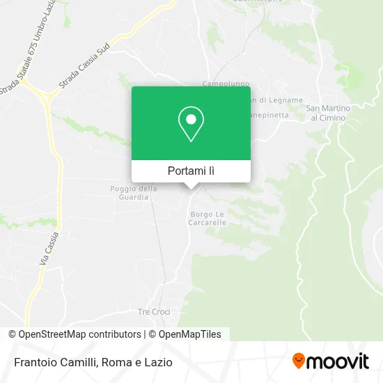 Mappa Frantoio Camilli