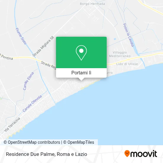 Mappa Residence Due Palme