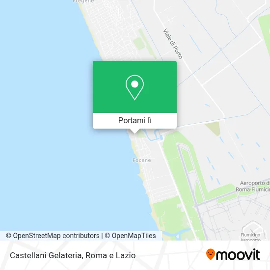 Mappa Castellani Gelateria