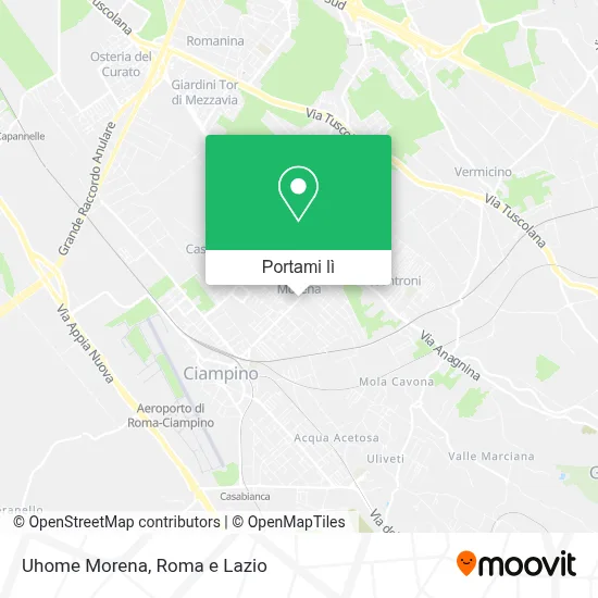 Mappa Uhome Morena