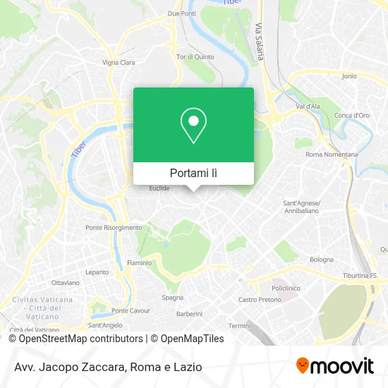 Mappa Avv. Jacopo Zaccara