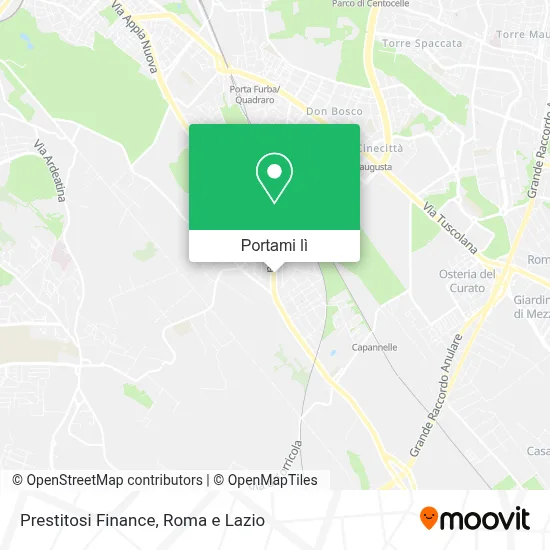 Mappa Prestitosi Finance
