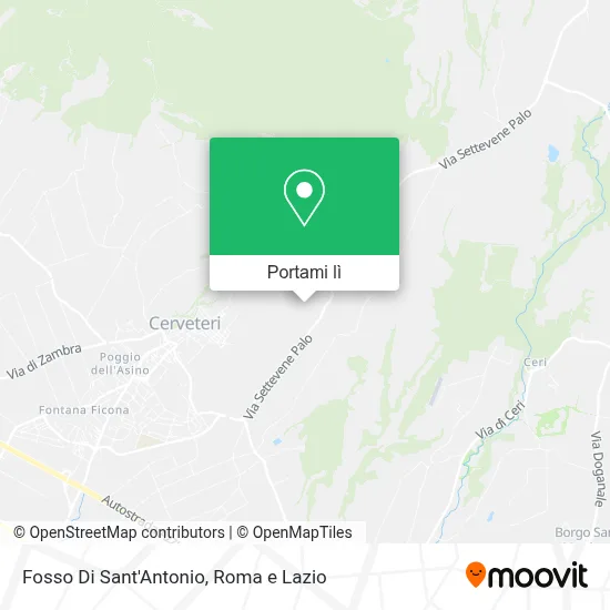 Mappa Fosso Di Sant'Antonio