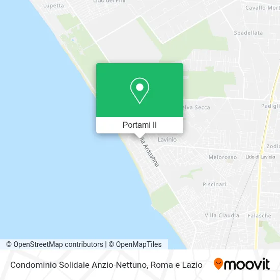 Mappa Condominio Solidale Anzio-Nettuno