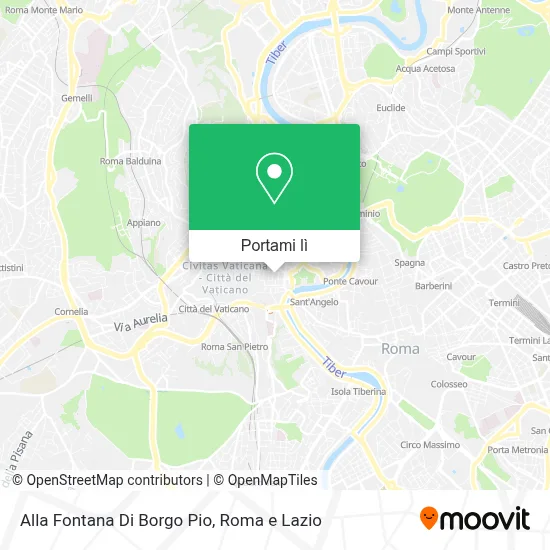 Mappa Alla Fontana Di Borgo Pio