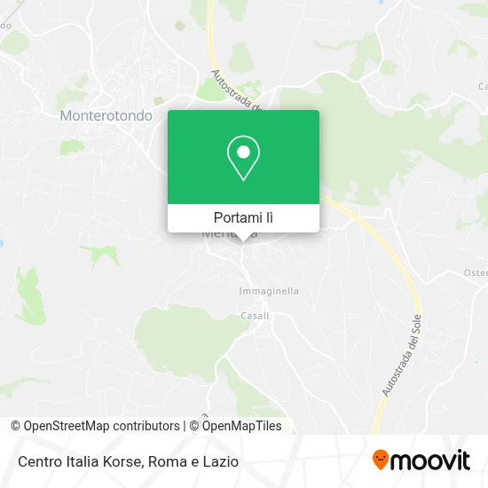 Mappa Centro Italia Korse