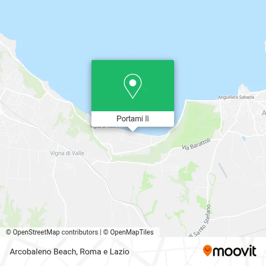 Mappa Arcobaleno Beach