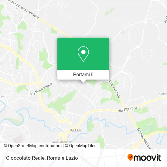 Mappa Cioccolato Reale