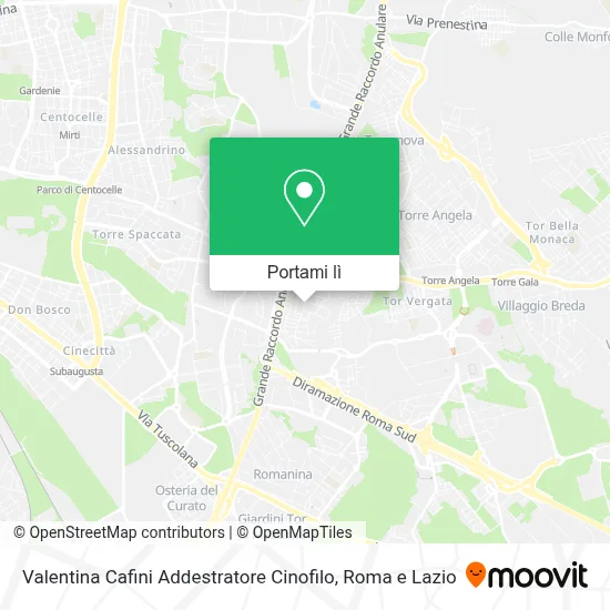 Mappa Valentina Cafini Addestratore Cinofilo