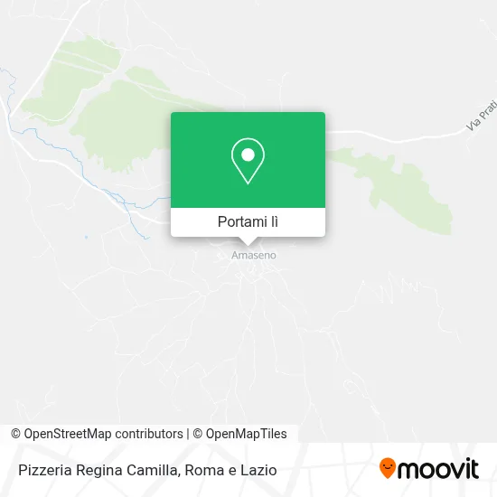 Mappa Pizzeria Regina Camilla
