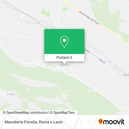 Mappa Macelleria Fiorella