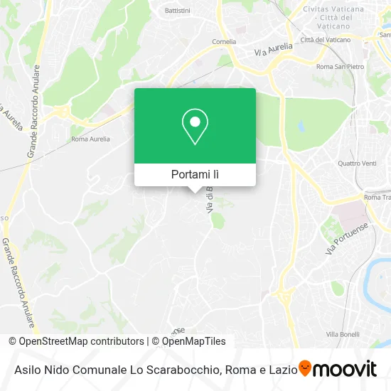 Mappa Asilo Nido Comunale Lo Scarabocchio