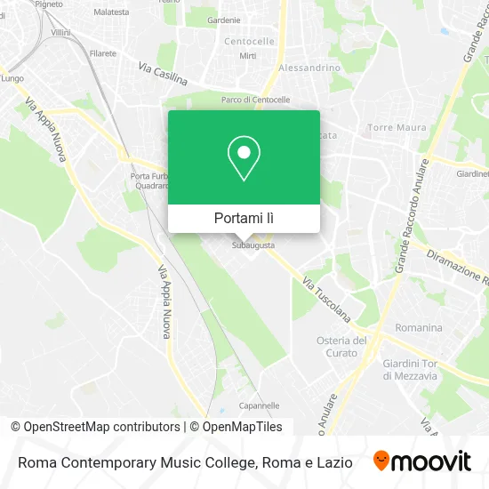 Mappa Roma Contemporary Music College