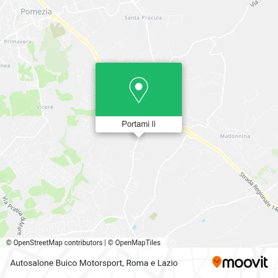 Mappa Autosalone Buico Motorsport