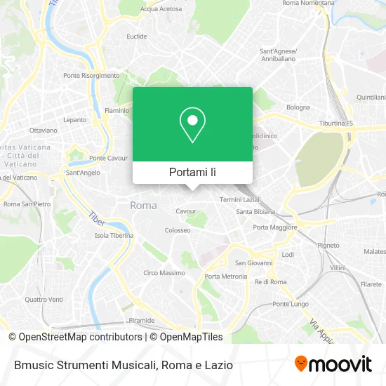 Mappa Bmusic Strumenti Musicali
