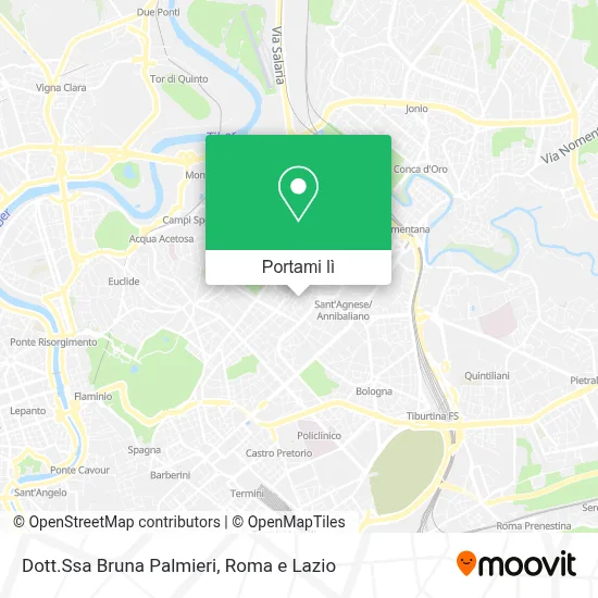 Mappa Dott.Ssa Bruna Palmieri