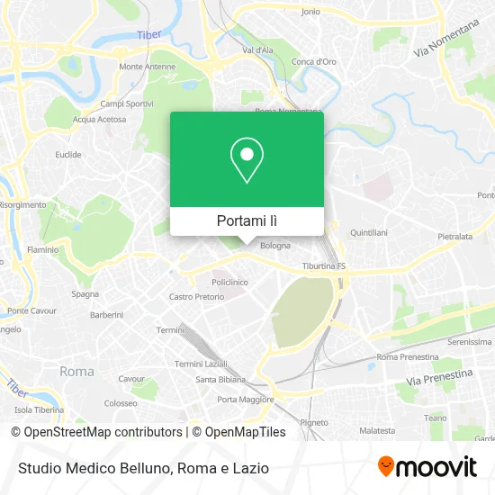 Mappa Studio Medico Belluno