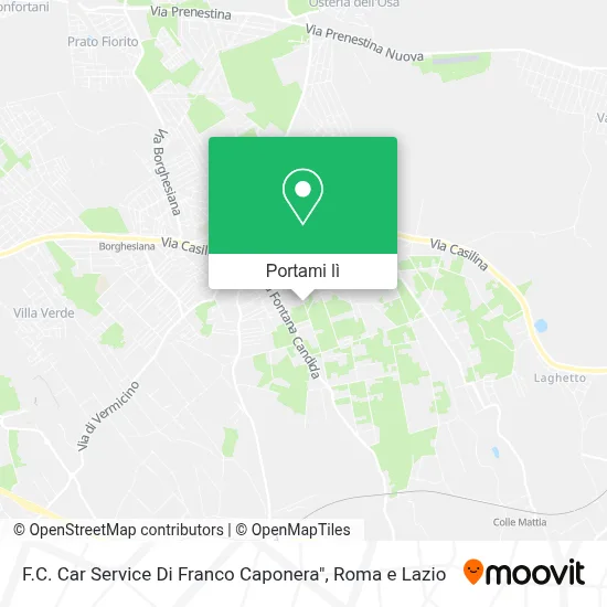 Mappa F.C. Car Service Di Franco Caponera"