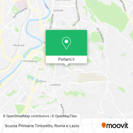 Mappa Scuola Primaria Tintoretto